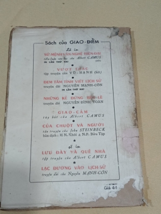CỦA CHUỘT VÀ NGƯỜI