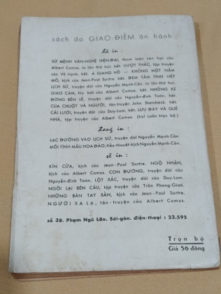 LƯU ĐÀY VÀ QUÊ NHÀ - CAMUS (VŨ ĐÌNH LƯU VÀ TRẦN PHONG GIAO DỊCH)