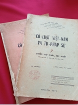  CỔ LUẬT VIỆT NAM TƯ PHÁP SỬ