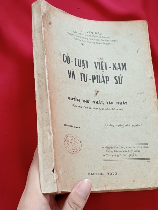  CỔ LUẬT VIỆT NAM TƯ PHÁP SỬ