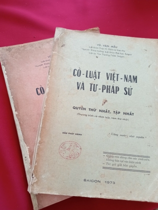  CỔ LUẬT VIỆT NAM TƯ PHÁP SỬ - VŨ VĂN MẪU