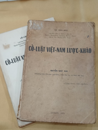 CỔ LUẬT VIỆT NAM LƯỢC KHẢO - VŨ VĂN MẪU