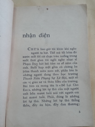 NÓI VỚI TUỔI HAI MƯƠI