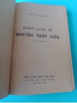 KHẢO LUẬN VỀ TRUYỆN KIỀU - ĐÀO DUY ANH