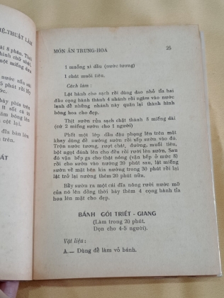 NGHỆ THUẬT LÀM MÓN ĂN TRUNG HOA