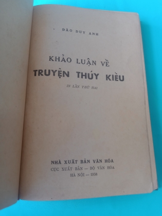 KHẢO LUẬN VỀ TRUYỆN KIỀU - ĐÀO DUY ANH