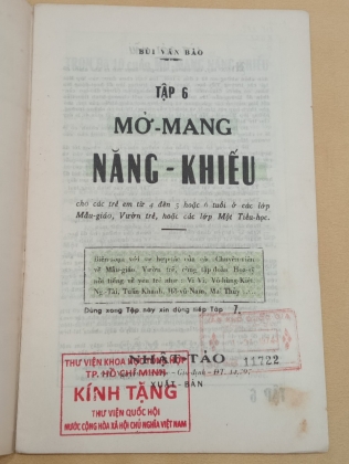 MỞ MANG NĂNG KHIẾU - TẬP 6