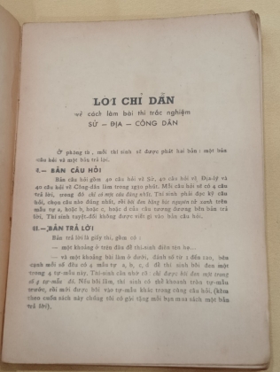 CÂU HỎI TRẮC NGHIỆM SỬ ĐỊA CÔNG DÂN