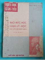 ĐẠO ĐỨC HỌC LUẬN LÝ HỌC CÁC LỚP ĐỆ NHẤT ABCD