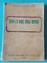 TÂM LÝ HỌC ỨNG DỤNG - PHẠM XUÂN ĐỘ