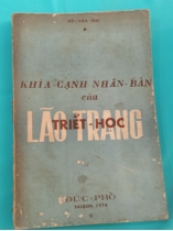 KHÍA CẠNH NHÂN BẢN CỦA TRIẾT HỌC LÃO TRANG