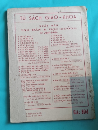 ĐẠO ĐỨC HỌC LUẬN LÝ HỌC CÁC LỚP ĐỆ NHẤT ABCD