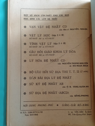 ĐẠO ĐỨC HỌC LUẬN LÝ HỌC CÁC LỚP ĐỆ NHẤT ABCD