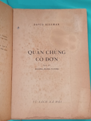QUẦN CHÚNG CÔ ĐƠN - hoàng minh tuyn