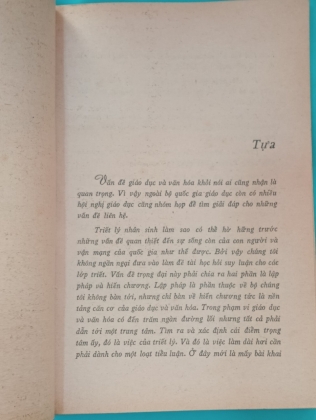 TRIẾT LÝ GIÁO DỤC