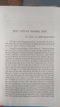 LÝ QUÍ CHUNG HỒI KÝ KHÔNG TÊN