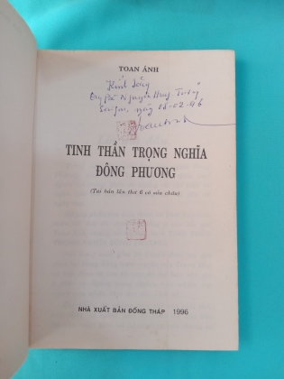 TINH THẦN TRỌNG NGHĨA ĐÔNG PHƯƠNG