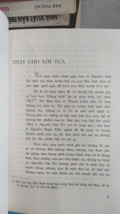 HỌA SĨ NGUYỄN GIA TRÍ NÓI VỀ SÁNG TẠO  