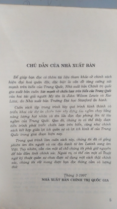 SỨC MẠNH VỀ CHIẾN LƯỢC TRÊN BIỂN CỦA TRUNG QUỐC 