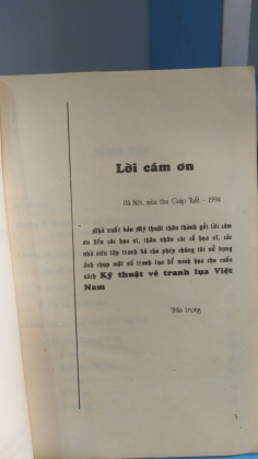 KỸ THUẬT VẼ TRANH LỤA VIỆT NAM 