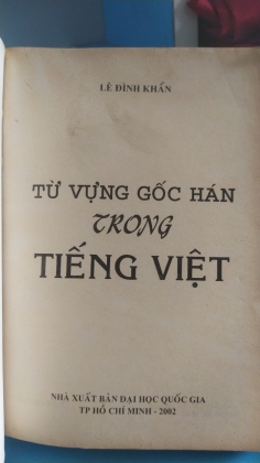 TỪ VỰNG GỐC HÁN TRONG TIẾNG VIỆT  