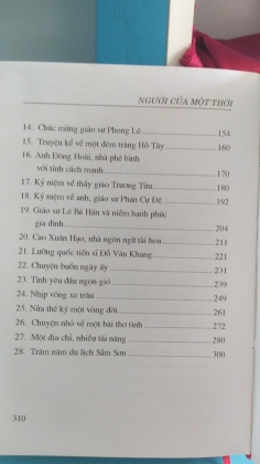 NGƯỜI CỦA MỘT THỜI 