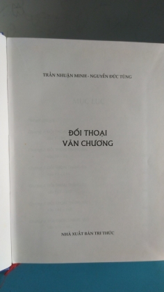 ĐỐI THOẠI VĂN CHƯƠNG