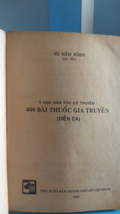 400 BÀI THUỐC GIA TRUYỀN DIỄN CA 