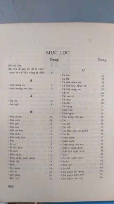 TỪ ĐIỂN THUẬT NGỮ VĂN HỌC 
