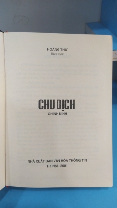 CHU DỊCH CHÍNH KINH 