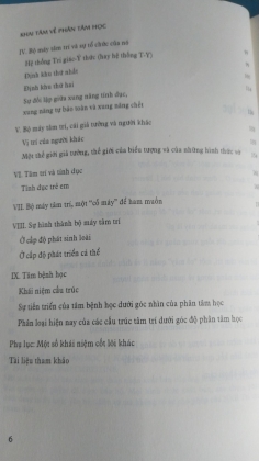KHAI TÂM VỀ PHÂN TÂM HỌC 