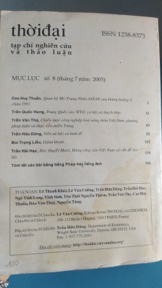 THỜI ĐẠI TẠP CHÍ NGHIÊN CỨU VÀ THẢO LUẬN 