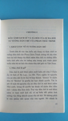 TÌM HIỂU TƯ TƯỞNG DÂN CHỦ CỦA PHAN CHU TRINH