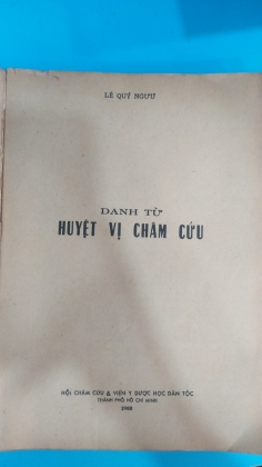 DANH TỪ HUYỆT VỊ CHÂM CỨU