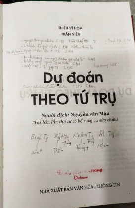 Dự Đoán Theo Tứ Trụ