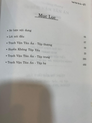 TRẠCH VẬN TÂN ÁN