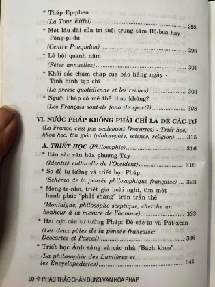 PHÁC THẢO CHÂN DUNG VĂN HÓA PHÁP 