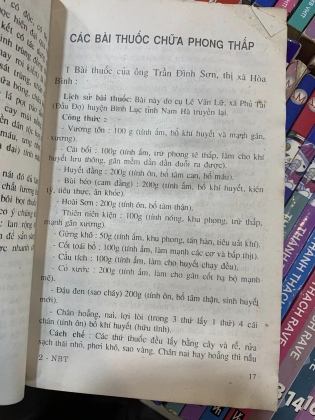 NHỮNG BÀI THUỐC KINH NGHIỆM BÍ TRUYỀN