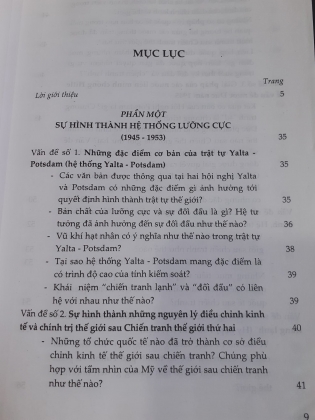 LỊCH SỬ QUAN HỆ QUỐC TẾ 