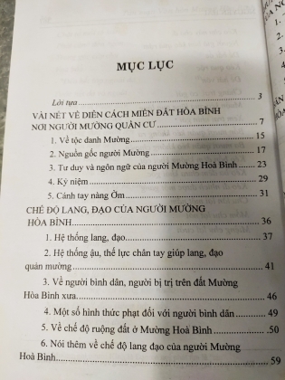 TẢN MẠN VĂN HÓA MƯỜNG HÒA BÌNH 