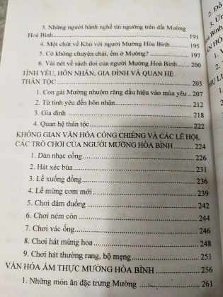TẢN MẠN VĂN HÓA MƯỜNG HÒA BÌNH 