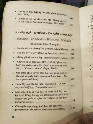 HỒ SƠ VĂN HOÁ NƯỚC MỸ