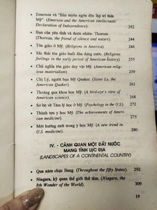 HỒ SƠ VĂN HOÁ NƯỚC MỸ