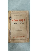 VĨNH BIỆT CHIẾN TRƯỜNG - hemingway