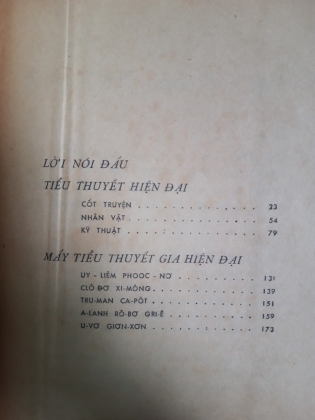 TIỂU THUYẾT HIỆN ĐẠI