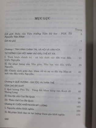 CAO BÁ QUÁT DANH SĨ ĐẤT THĂNG LONG - HÀ NỘI 