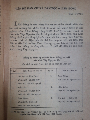 VẤN ĐỀ DÂN TỘC Ở LÂM ĐỒNG