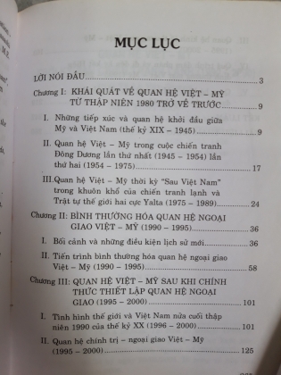 QUAN HỆ VIỆT MỸ THỜI KỲ SAU CHIẾN TRANH LẠNH (1990 - 2000)