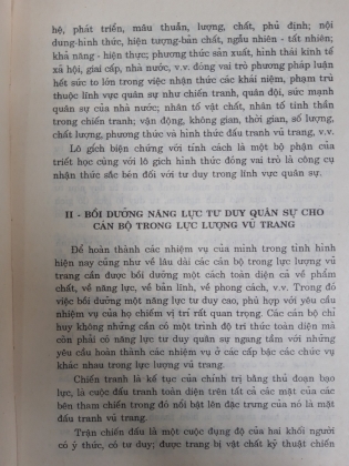 MỘT SỐ VẤN ĐỀ PHƯƠNG PHÁP QUÂN SỰ