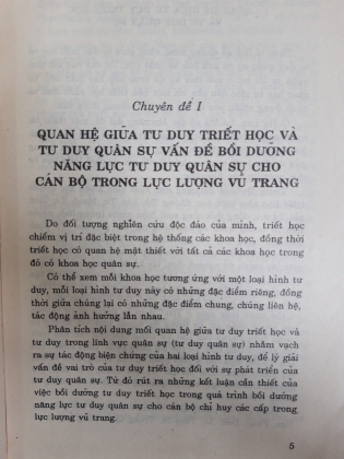 MỘT SỐ VẤN ĐỀ PHƯƠNG PHÁP QUÂN SỰ